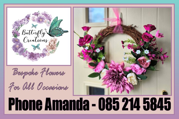 Bespoke flower arrangements in Monaghan - created by Butterfly Creations