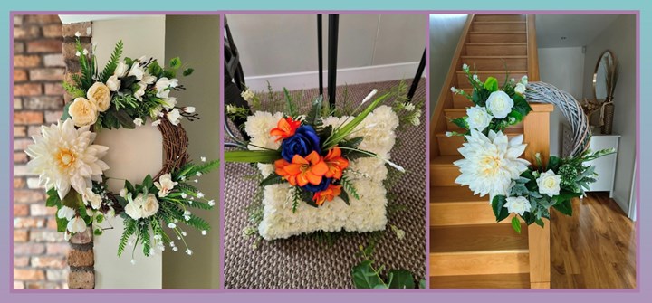 Funeral wreaths in Monaghan - created by Butterfly Creations