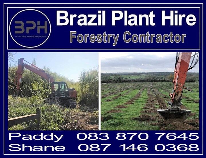 Forestry Contractor Offaly - Brazil Plant Hire