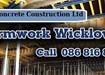 Formwork Wicklow. Reid Concrete Construction Ltd.