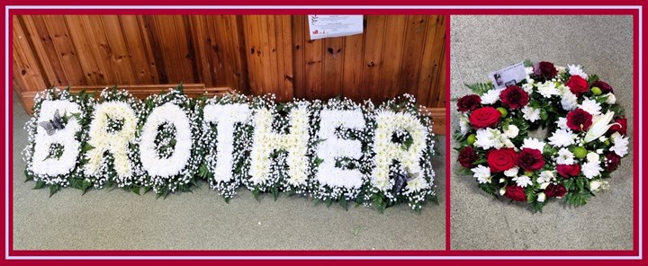 Personalised funeral flowers delivered - Floral Creations Cork