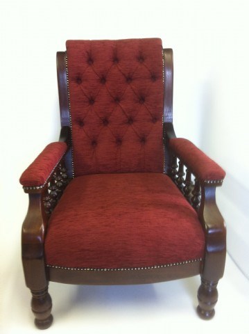 Image of antique chair in Navan restored by John Finney Re-Upholstery, antique furniture restoration in Navan is provided by John Finney Re-Upholstery