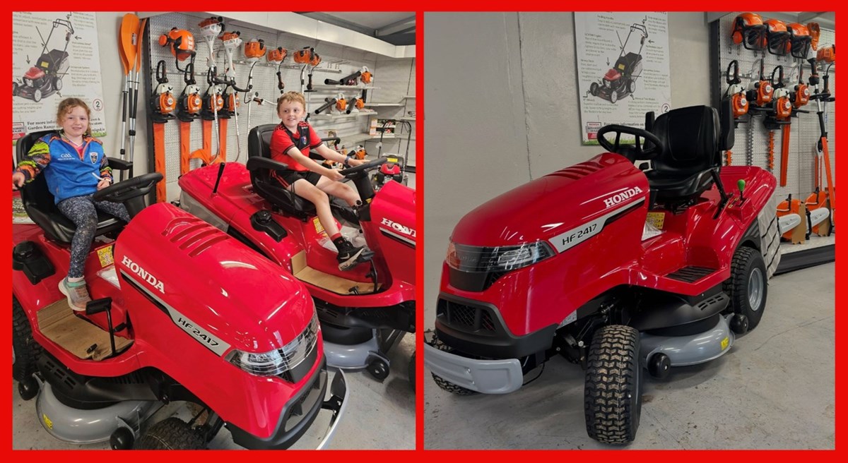 Honda garden machinery in Louth is available from Denis F. Smyth's Dundalk showroom