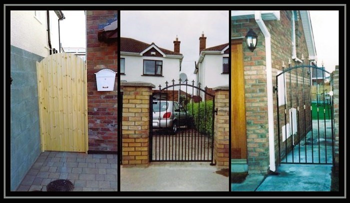 Image shows side gate in Blanchardstown provided by Meean Metal