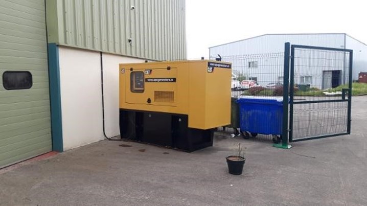 Commercial generator installation in Ireland 