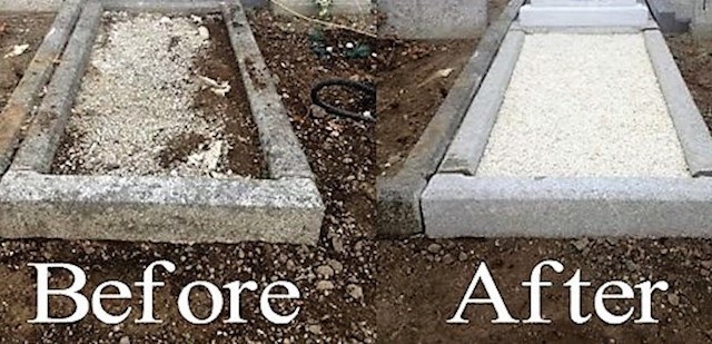 Image of grave in Cavan maintained by Tully Monumental Stoneworks, gravestone maintenance in Cavan is provided by Tully Monumental Stoneworks