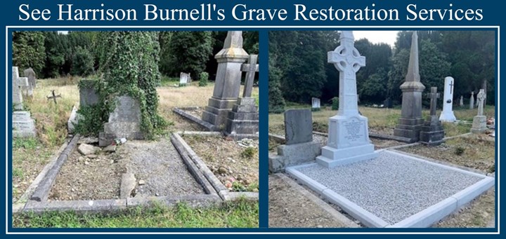 Headstone restoration in Dublin - Harrison Burnell