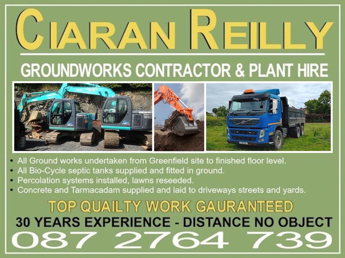 Groundworks in Monaghan - carried out by Ciaran Reilly