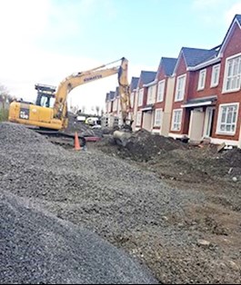 image of site development in Louth from Lenra Construction