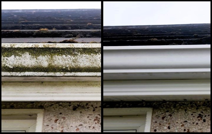 Gutter and fascia cleaning in Waterford carried out by Direct Cleaning Services