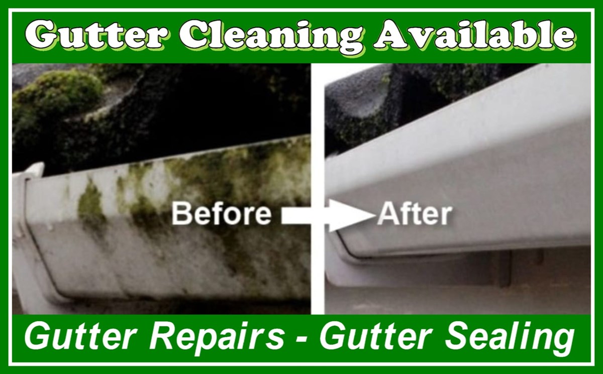 Gutter services in Naas and Celbridge carried out by Willows Power Washing Naas