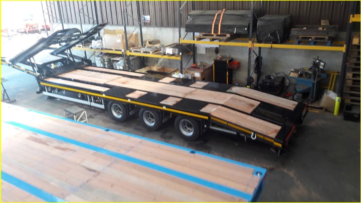 Mobile trailer wood floor replacements in Ireland are provided by Truck & Trailer Flooring Service