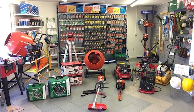Image of Harry Hire's plant and tool hire centre in Balbriggan, tool and plant hire in Stamullen, Bettystown and Laytown is available form Harry Hire in Balbriggan