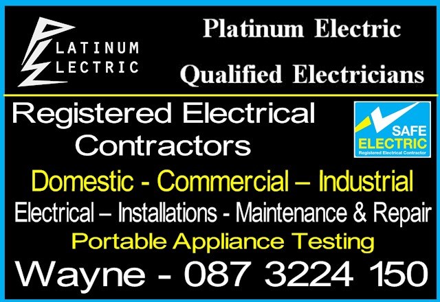 Image shows Platinum Electric logo