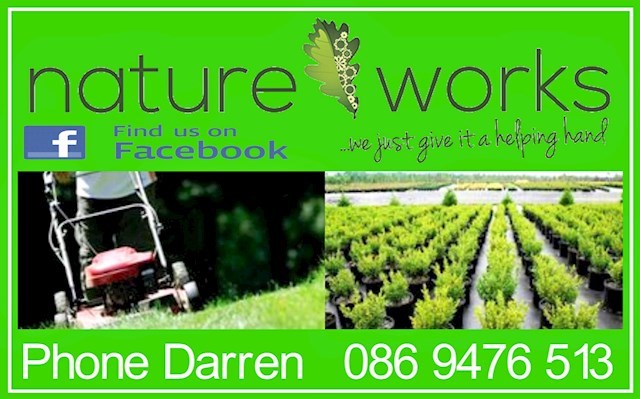 Image of Nature Works header, Nature Works are garden designers and garden nurseries in Monaghan