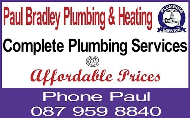 Image of Bradley Plumbing header, plumbing in Kilcock is carried out by Bradley Plumbing