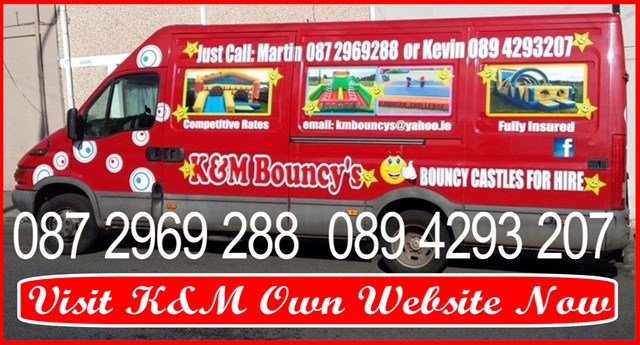 Bouncing Castles for hire East Cork.