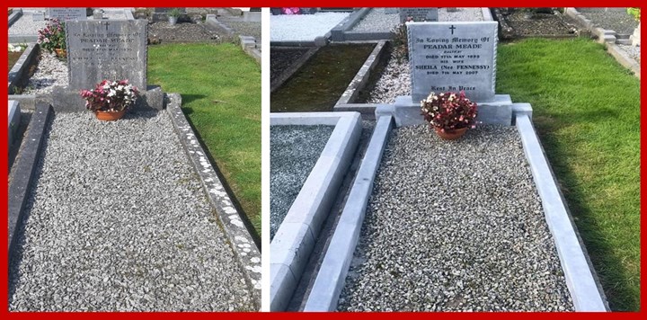 Headstone restorations in Drogheda carried out by ComPete