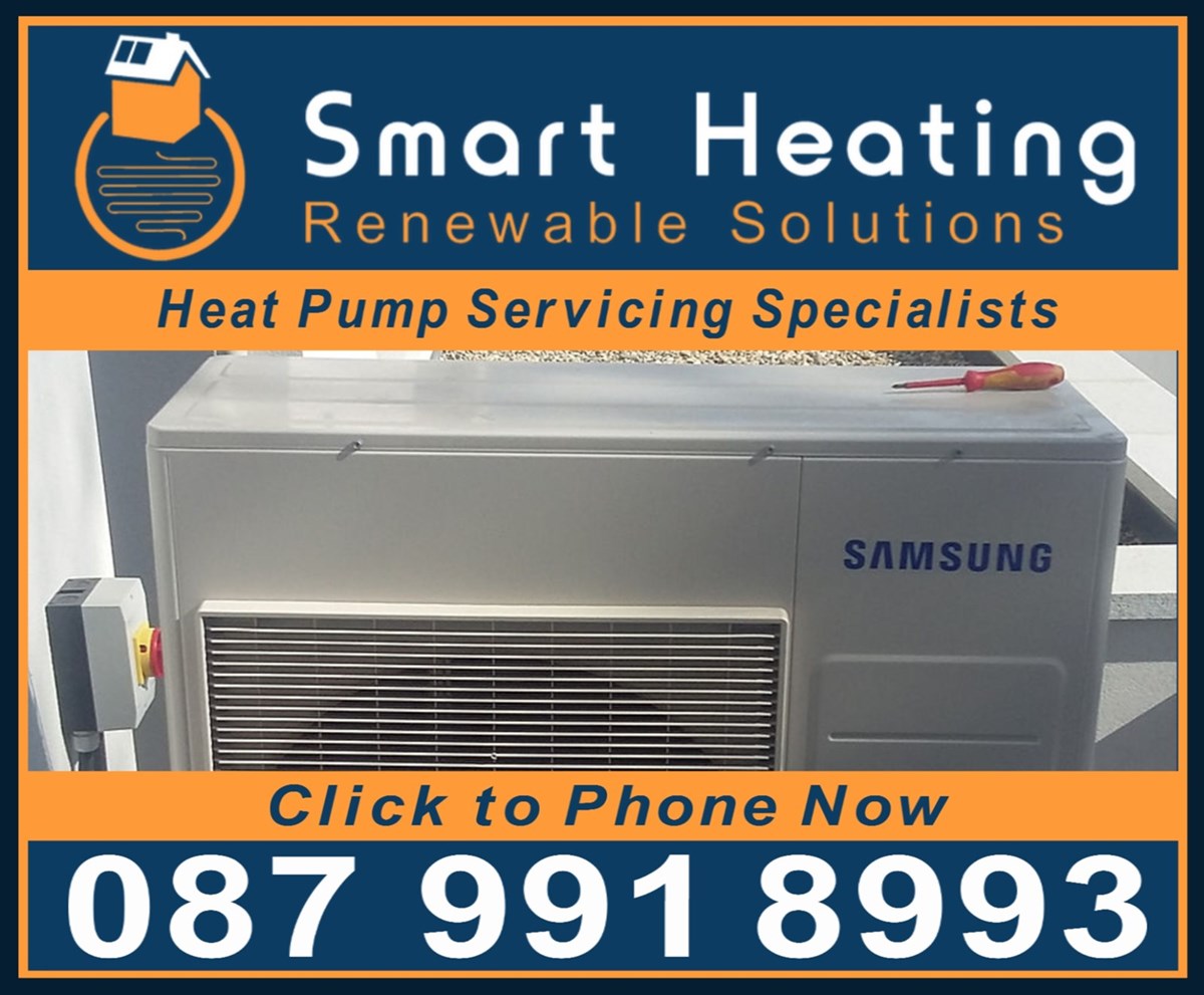 Click to phone now enquiring on heat pump servicing in Donabate, Lusk, and North County Dublin