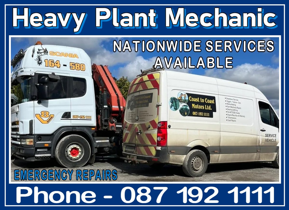 Heavy plant mechanic services in Galway