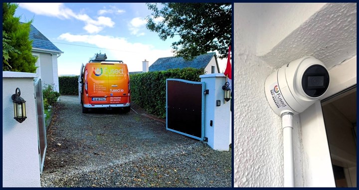 Residential CCTV system installations carried out by Fused Technology Solutions