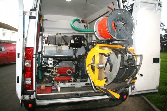 Image of drain cleaning equipment in Meath, residential drain cleaning in Meath is provided by Meath Jetting Services