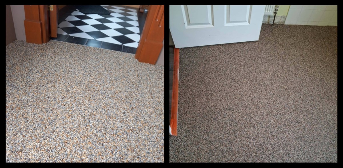 Indoor resin flooring in Donegal carried out by Resin Bound Ireland