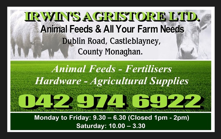 Irwin's Agristore - agricultural supplies in Castleblayney