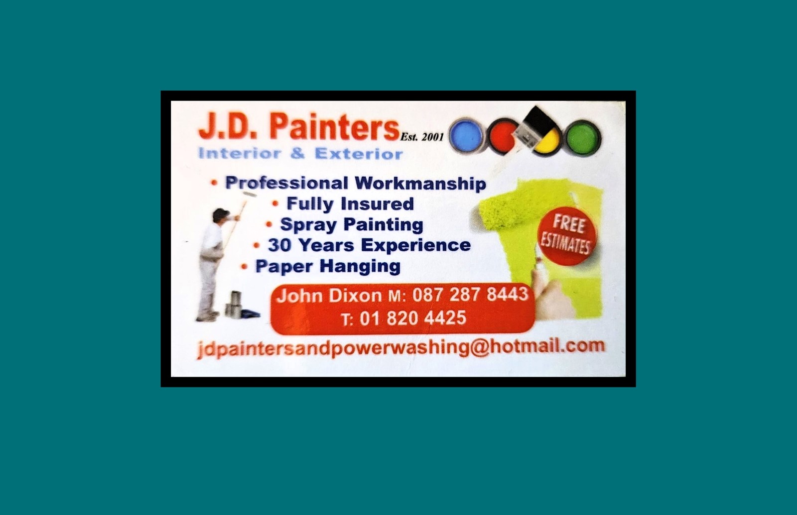 J.D Painter Powerwashing Blanchardstown Clonsilla Dublin 15