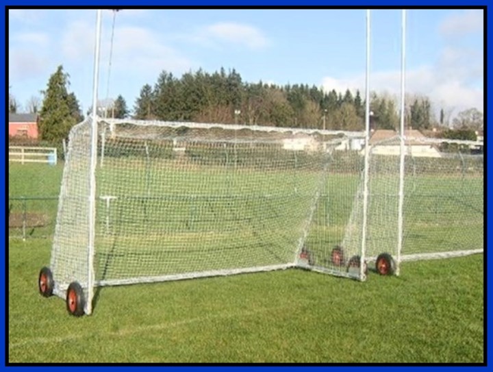 Goal posts in Ireland - manufactured by Danny McGauran Engineering