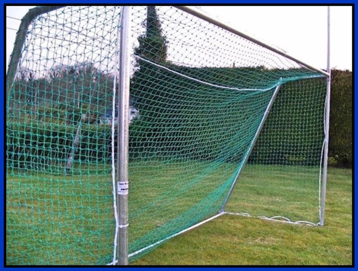 Juvenile soccer posts in Ireland - manufactured by Danny McGauran Engineering