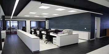 suspended grid ceiling from Kehoe Interior Fitout