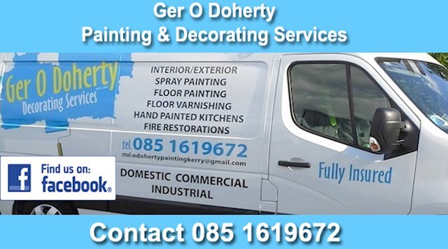 Painting contractor killarney, county Kerry.