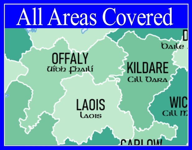 Gutter Servicing Kildare map of areas covered