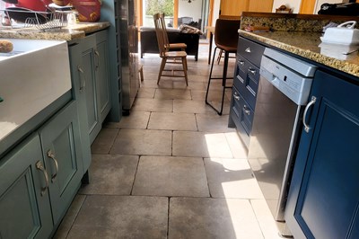 West Cork kitchen spray painting -