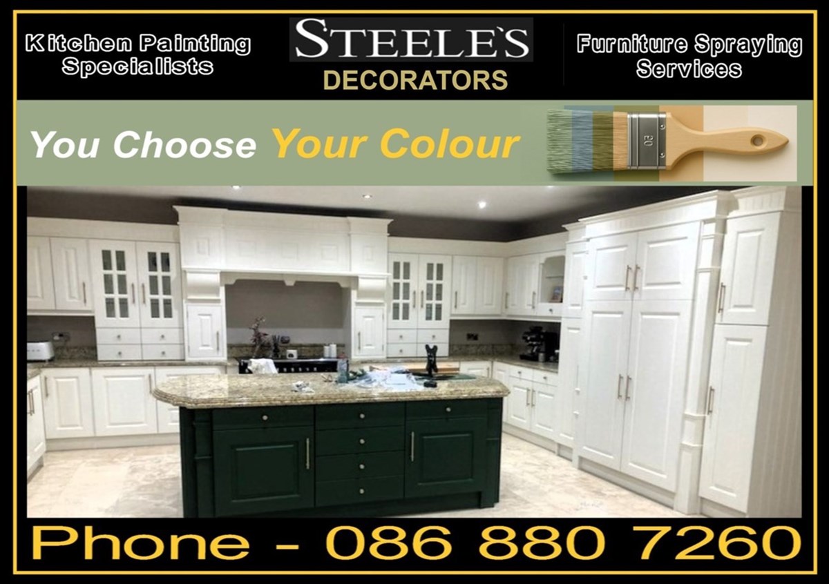Kitchens in Monaghan repainted