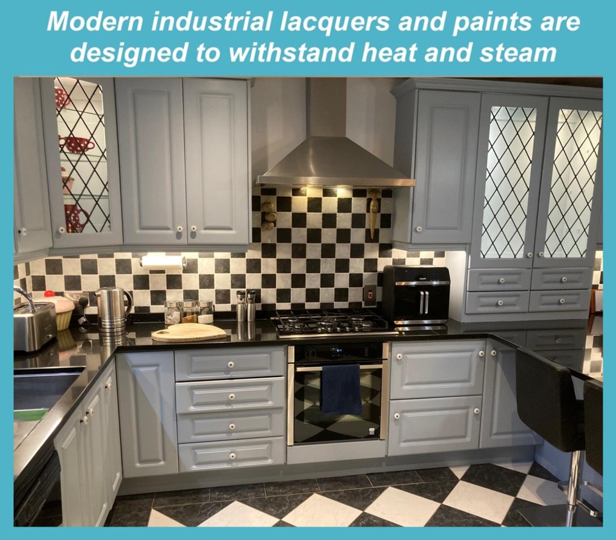 Kitchen painting in Navan - carried out by Derek Murphy Painting