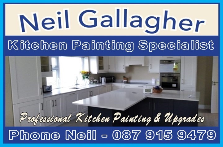 Kitchen painting and kitchen upgrades in Sligo - carried out by Kitchen Painter Sligo