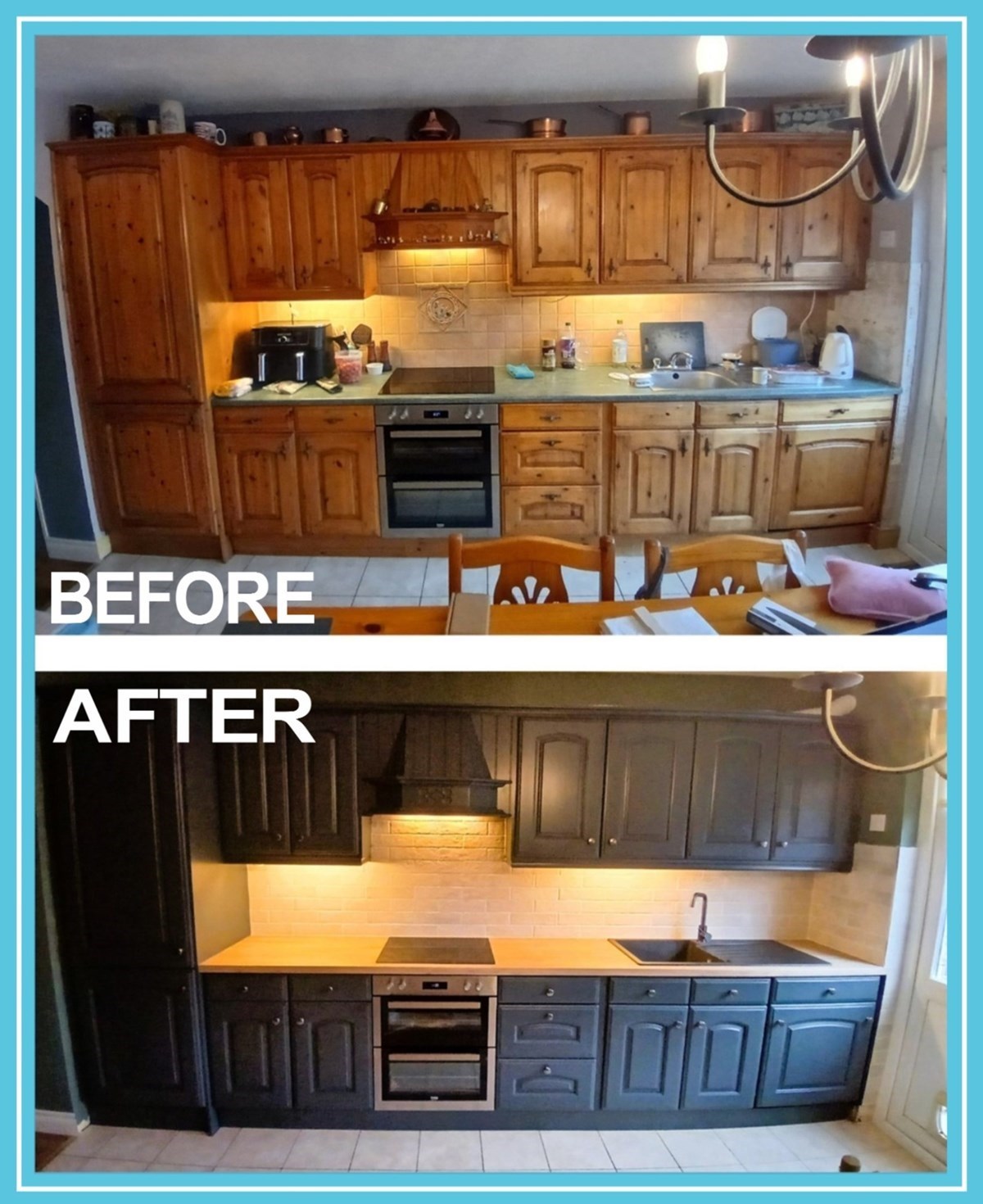 Kitchen spray painting in Navan - carried out by Derek Murphy Painting