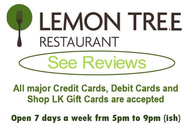 The Lemon Tree Restaurant Letterkenny testimonials
