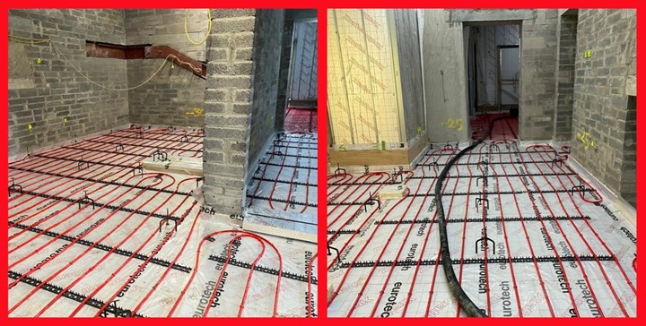 Underfloor heating in Louth - provided by Precision Floor Screed