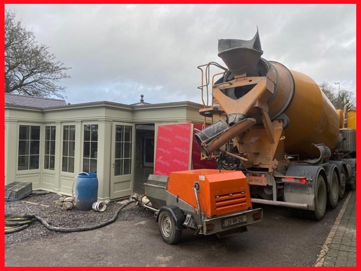 Commercial liquid floor screed in Louth - carried out by Precision Floor Screed