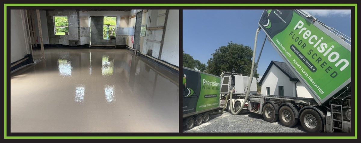 Liquid floor screeding projects in Meath