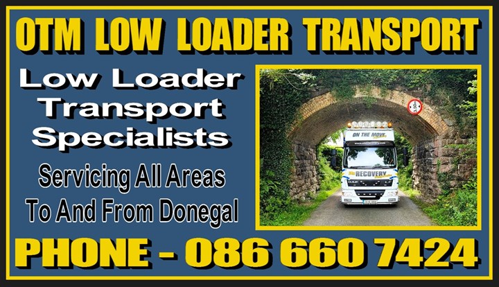 Low Loader Transport Donegal