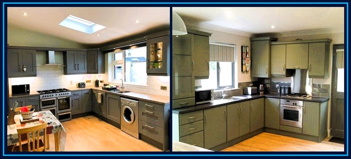 New custom kitchen installations in Dundalk designed by Kitchen Facelifts