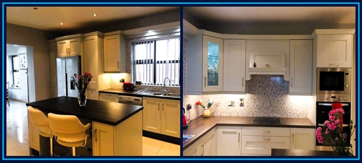 Kitchen manufacturing in Dundalk carried out by Kitchen Facelifts
