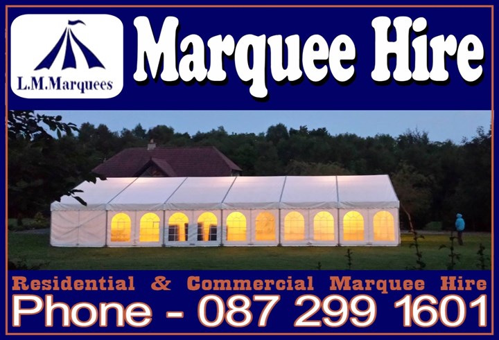 Marquee hire in Louth can be arranged by Marquee Hire Louth