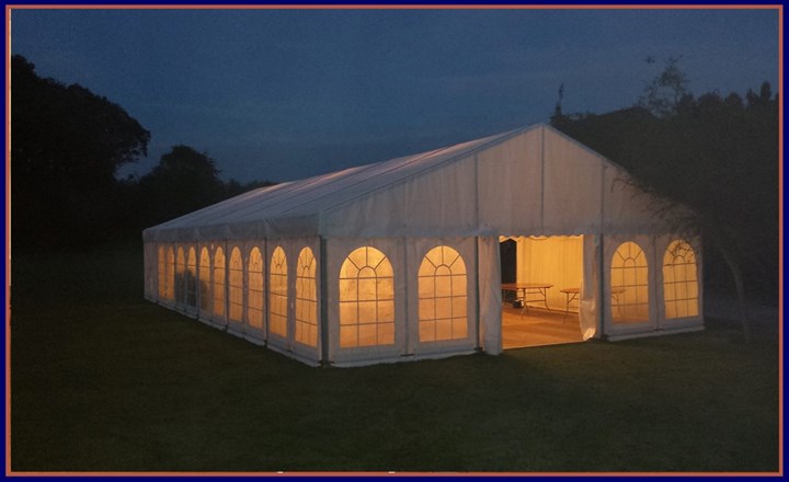 Wedding marquee hire in Louth is available from Marquee Hire Louth