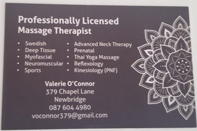 Newbridge massage therapist -
