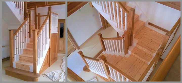 Timber staircases Mayo